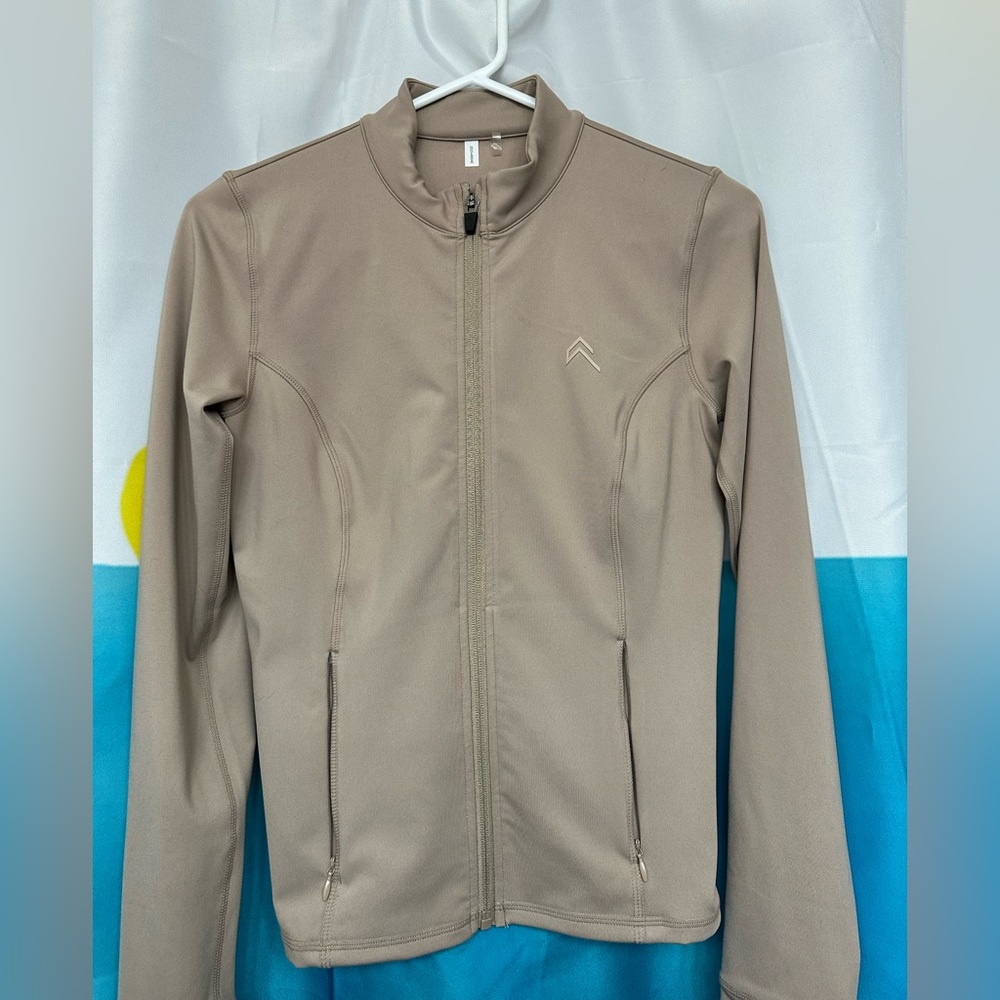 Oner Active Taupe Full-Zip Women's Jacket